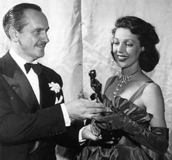 Accepting Acadamy Award