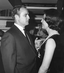 Marlon Brando and Loretta Young